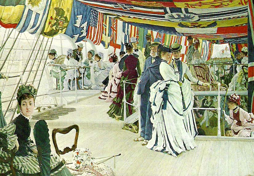 festivities aboard ship